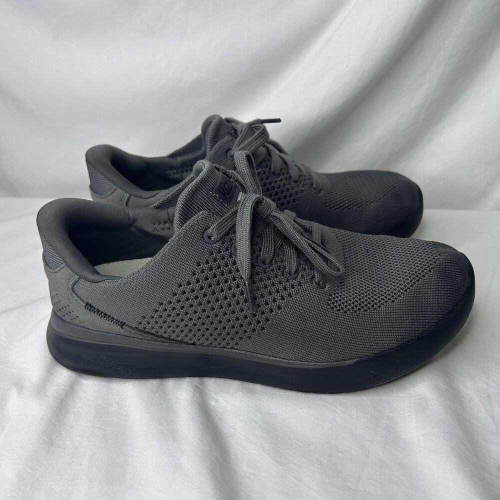Kizik Lima Graphite Gray Shoes Hands Free Slip On Womens Size 8.5 X-Wide